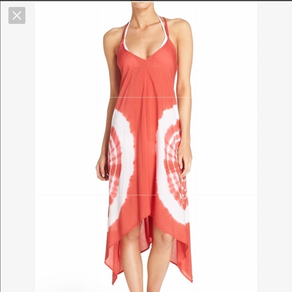 ELAN Tie dye midi dress